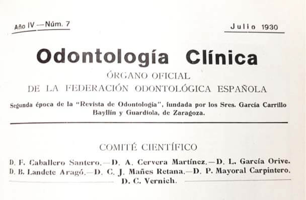 Odontología Clínica, portavoz de la FOE, a favor de la colegiación obligatoria.